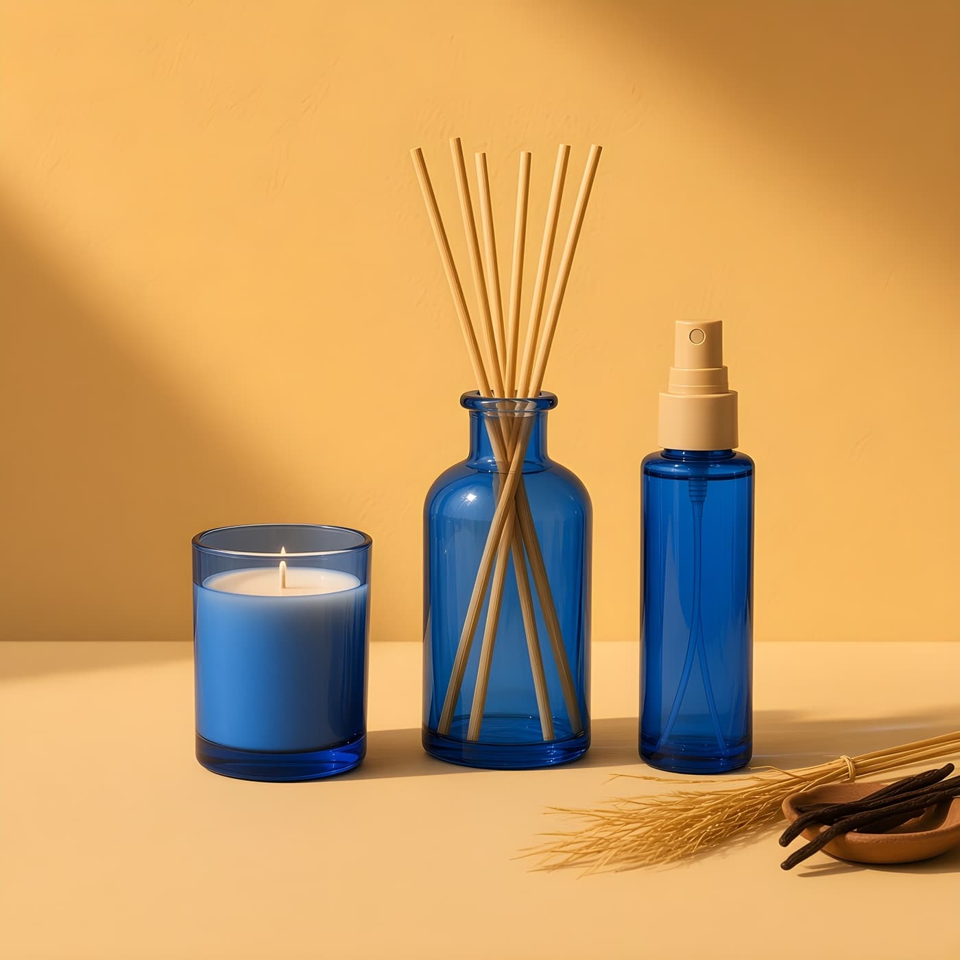 MESA Set, Classic candle, reed diffuser and room spray